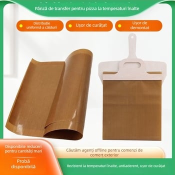 Suprafață de copt antiaderentă, rezistentă la temperaturi înalte, pentru cuptor – suprafață de copt din țesătură unsă pentru pâine și pizza