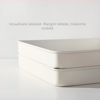 Tavă de copt pătrată 28x28 cm, antiaderentă pentru cuptor, instrument de patiserie pentru casă