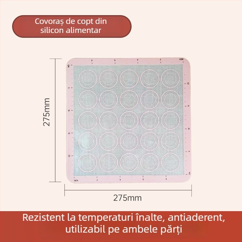 Tavă de copt pătrată 28x28 cm, antiaderentă pentru cuptor, instrument de patiserie pentru casă