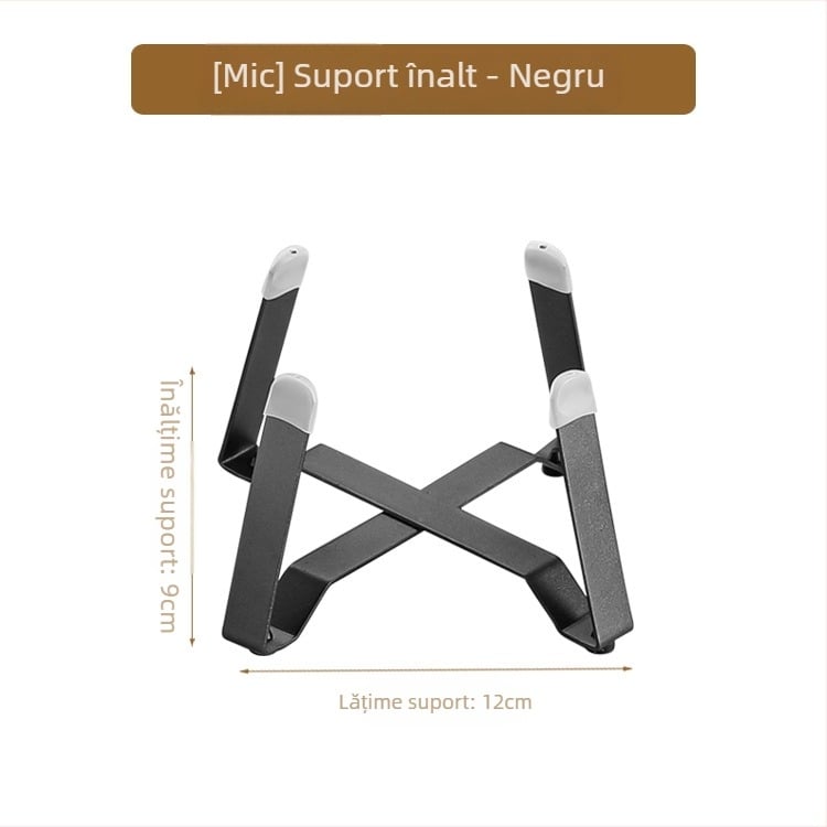 Vas pentru pisici din oțel inoxidabil, cu bază tripod și protecție pentru gât