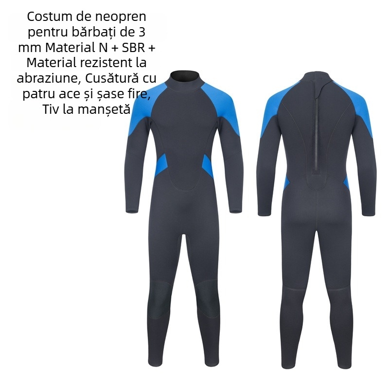 Costum de neopren integral 3 mm pentru scufundări