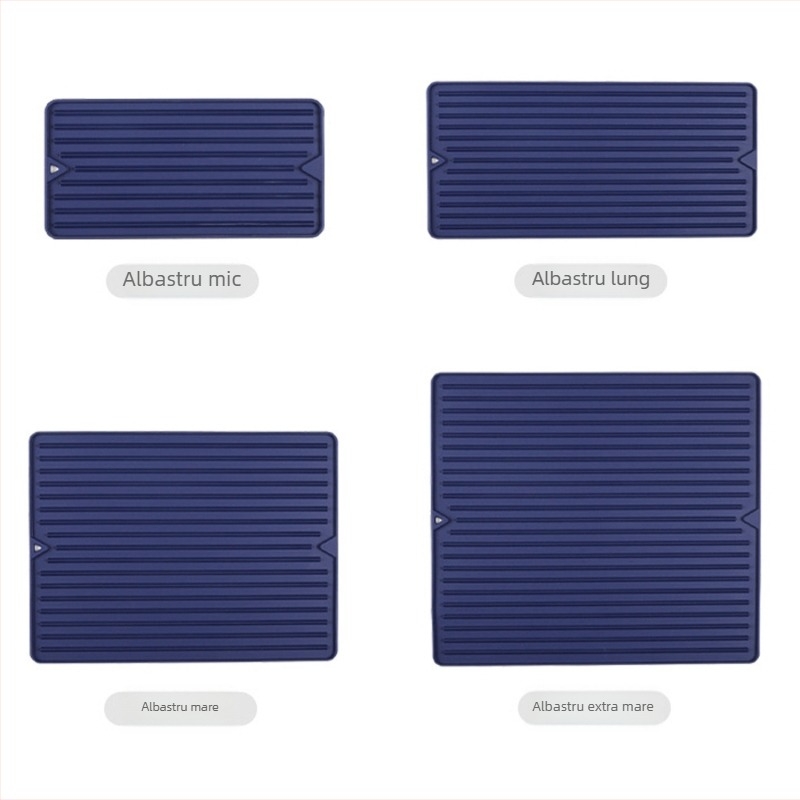 Covoraș din silicon pentru uscare în bucătărie, stil modern american minimalist, pentru veselă și ustensile la grătar, impermeabil și rezistent la ulei, covoraș pentru masă și bar.