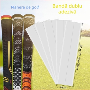 Bandă dublu-adezivă pentru crosele de golf, ușor de desprins, fără reziduuri de adeziv, hârtie adezivă pentru etichete de crose de golf