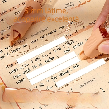 Set corector Kaba Bear pentru elevi – capacitate mare, design elegant, mișcare lină, fără blocări, versiune capibara