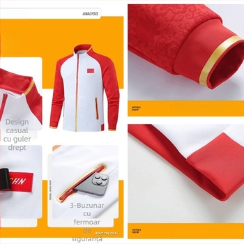 Hanorac sport unisex pentru echipă, primăvară-toamnă, cardigan părinte-copil