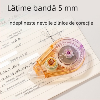 Bandă corectoare Deli, capacitate mare, culori în gradient Macaron, silențioasă, pentru elevi