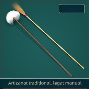 Set profesional de linguri pentru urechi – curățare a canalului auditiv și masaj, din bambus, verde deschis