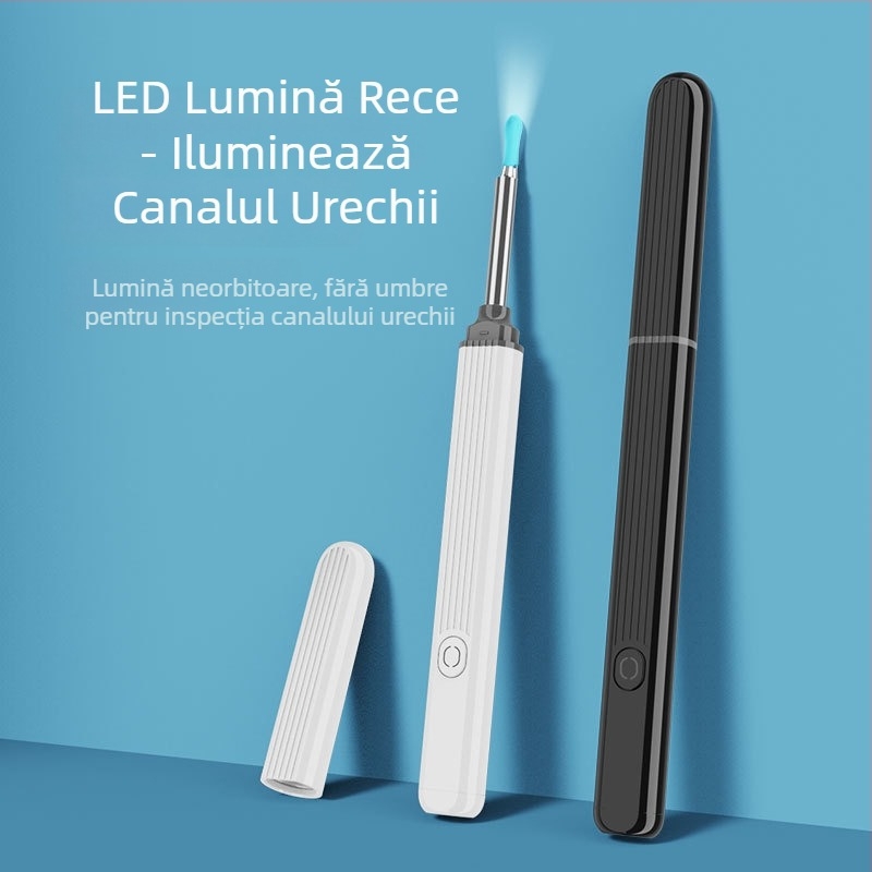 NE3Pro Instrument Wireless Inteligent pentru Curățarea Urechilor cu Endoscop și Linguriță Vizuală