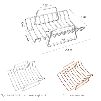 Grilaj BBQ pentru coaste, cotlete de miel, pui și friptură – oțel inoxidabil 304
