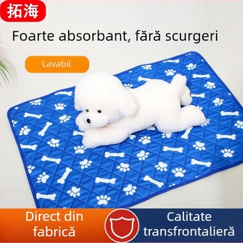 Covoraș de urină pentru animale de companie – lavabil, reutilizabil, impermeabil, absorbant, antiderapant