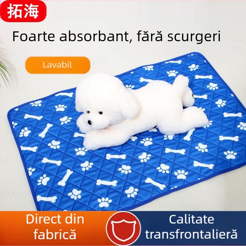 Covoraș de urină pentru animale de companie – lavabil, reutilizabil, impermeabil, absorbant, antiderapant