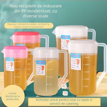 Ceainic din plastic pentru apă rece, pentru prepararea ceaiului, potrivit pentru uz casnic și comercial, pentru restaurante, rezistent la temperaturi înalte