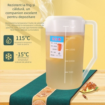 Ceainic din plastic pentru apă rece, pentru prepararea ceaiului, potrivit pentru uz casnic și comercial, pentru restaurante, rezistent la temperaturi înalte