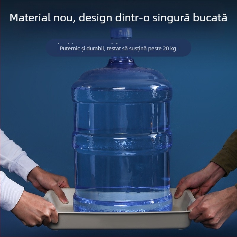 Tavă din plastic dreptunghiulară pentru cești de ceai și ceainic – tavă de depozitare adâncă și farfurie pentru fructe