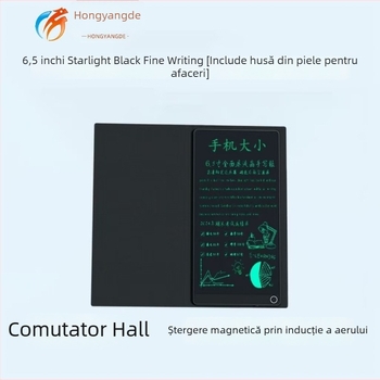 Tablă pliabilă pentru scriere cu linie fină, stilou magnetic, husă din piele, pentru birou și elevi