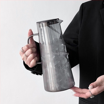 Carafă din sticlă borosilikată, transparentă, pentru băuturi reci