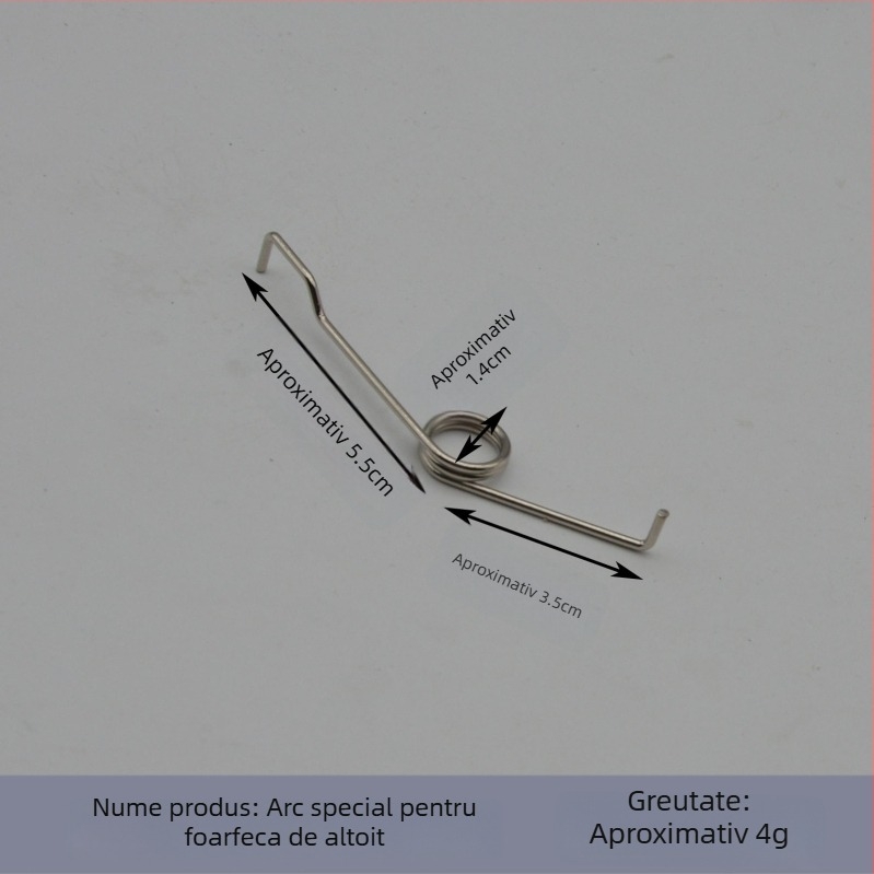Arcuri metalice pentru foarfecă de tăiat crengi, arcuri în formă de V (stânga și dreapta), accesorii pentru arc