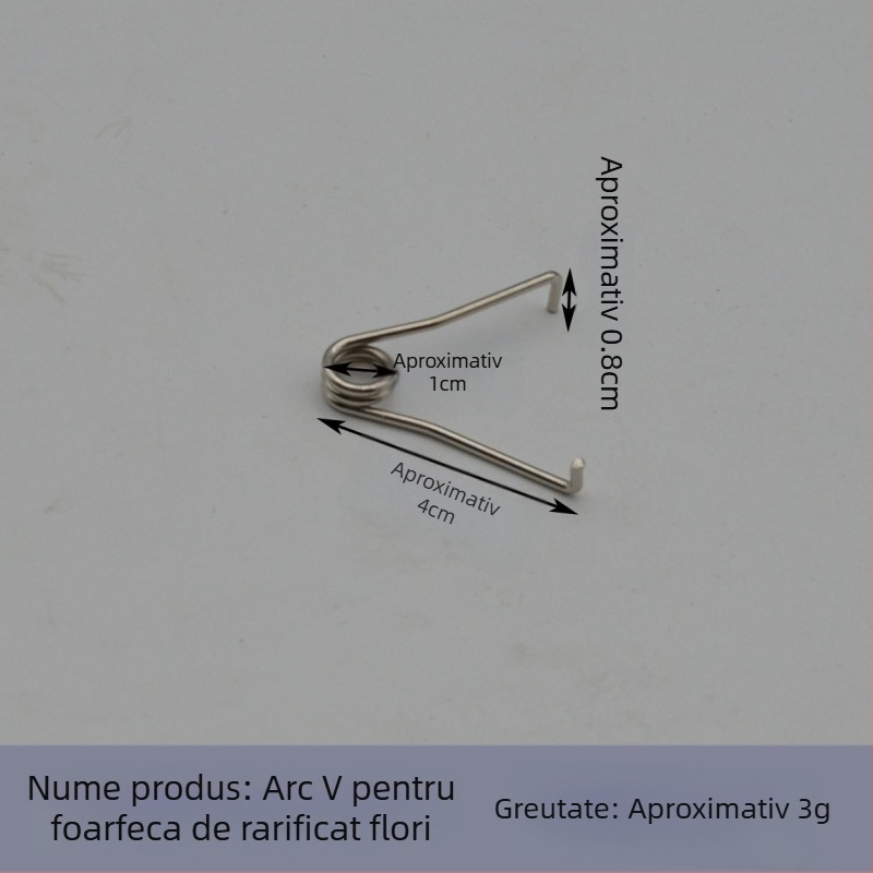 Arcuri metalice pentru foarfecă de tăiat crengi, arcuri în formă de V (stânga și dreapta), accesorii pentru arc