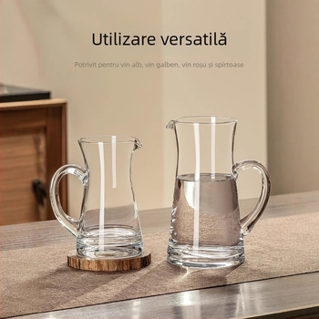 Set dispenser lichior cu capacitate mare, pentru uz casnic, decantor din sticlă, 1000 ml