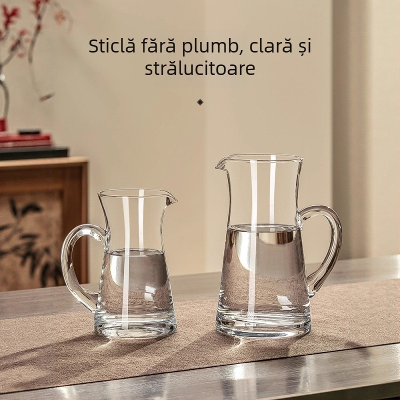 Set dispenser lichior cu capacitate mare, pentru uz casnic, decantor din sticlă, 1000 ml
