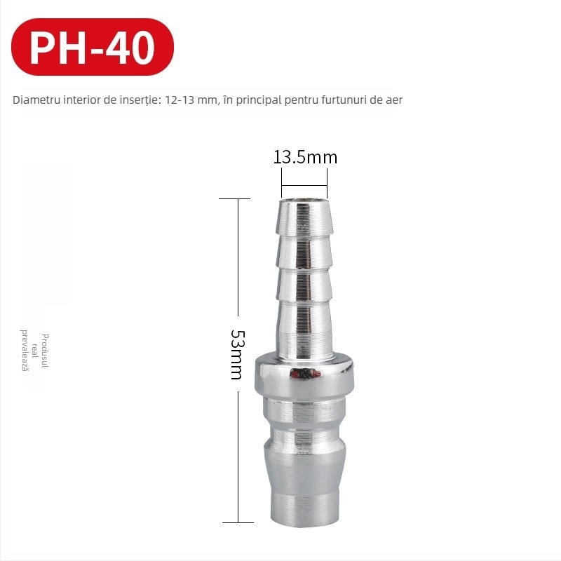 Conectori rapizi de tip C pentru unelte pneumatice — cuplu masculin și feminin, 8 mm, mecanism de blocare, pentru pistol cu aer și compresor