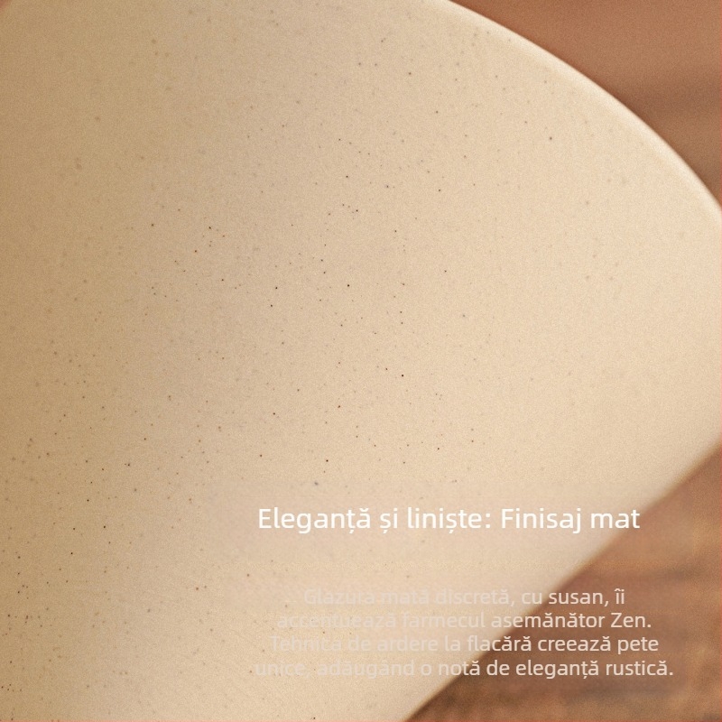 Set de cești de cafea și farfurioară din porțelan Terracotta Ivory White, stil retro, pentru uz casnic și comercial