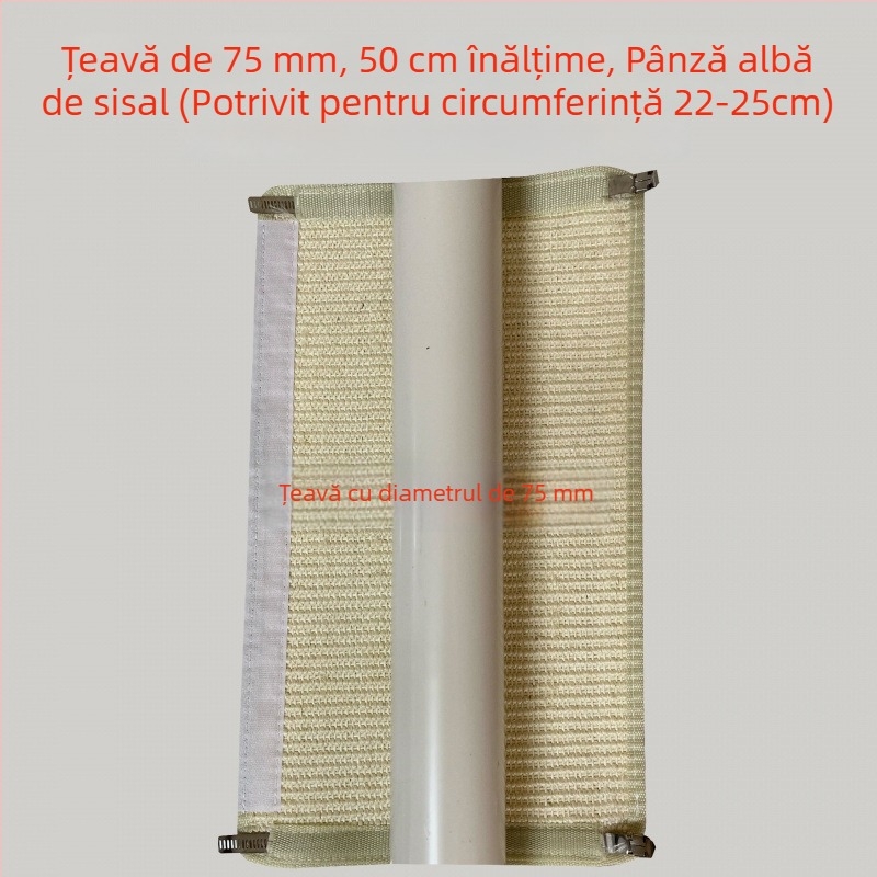 Copac de pisici pentru cățărare cu cuib — kit DIY cu materiale pentru renovarea conductelor de apă, balcon, țeavă PVC de drenaj și țeavă de gaz