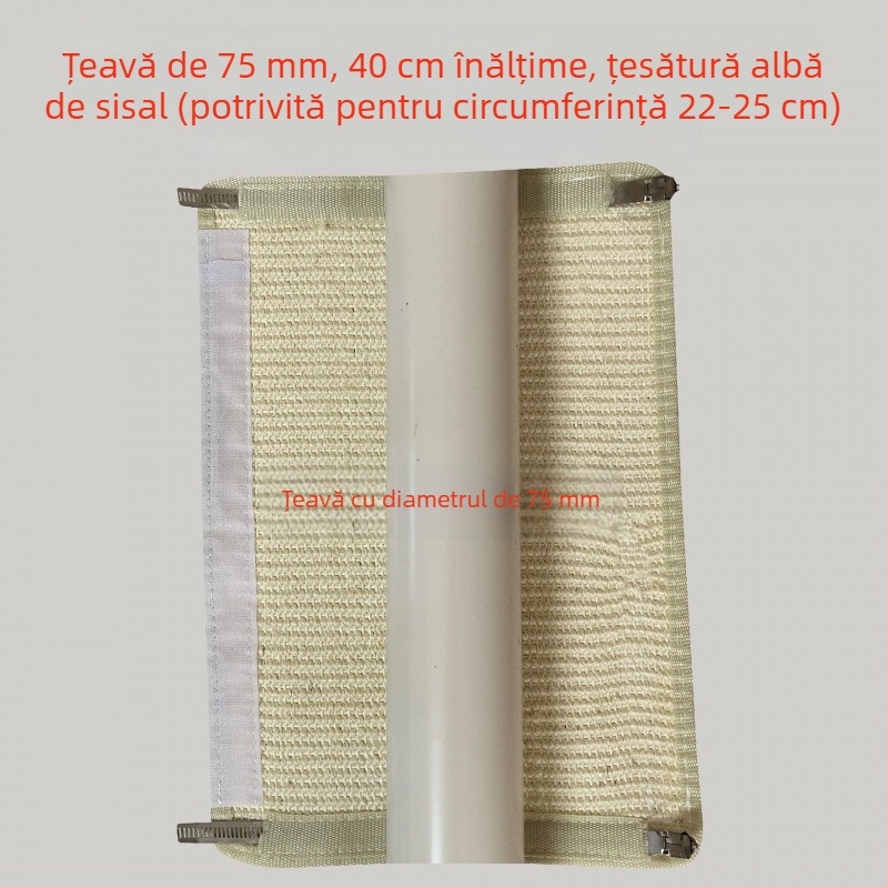 Copac de pisici pentru cățărare cu cuib — kit DIY cu materiale pentru renovarea conductelor de apă, balcon, țeavă PVC de drenaj și țeavă de gaz