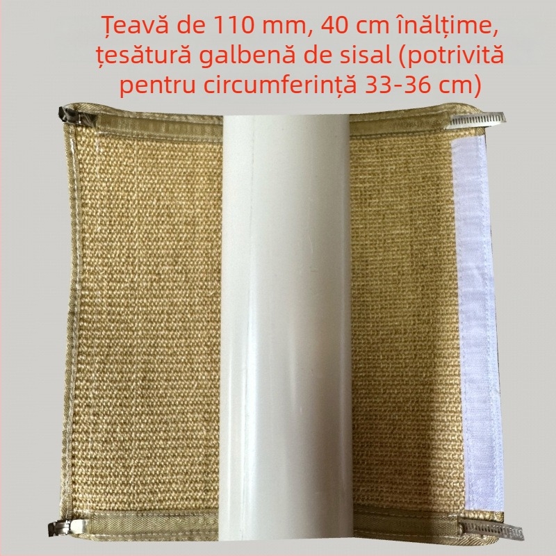 Copac de pisici pentru cățărare cu cuib — kit DIY cu materiale pentru renovarea conductelor de apă, balcon, țeavă PVC de drenaj și țeavă de gaz
