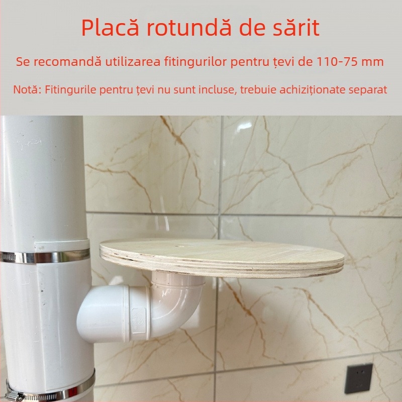 Copac de pisici pentru cățărare cu cuib — kit DIY cu materiale pentru renovarea conductelor de apă, balcon, țeavă PVC de drenaj și țeavă de gaz