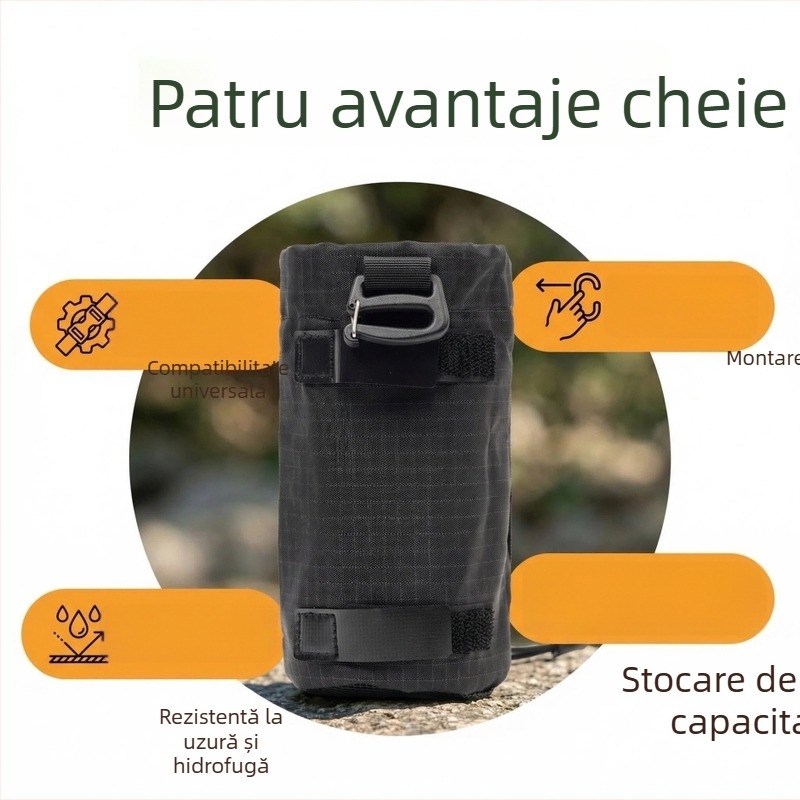 2026 Accesoriu pentru rucsac outdoor cu curea de umăr, buzunar pentru telefon și sticlă de apă, geantă extensibilă pentru drumeții