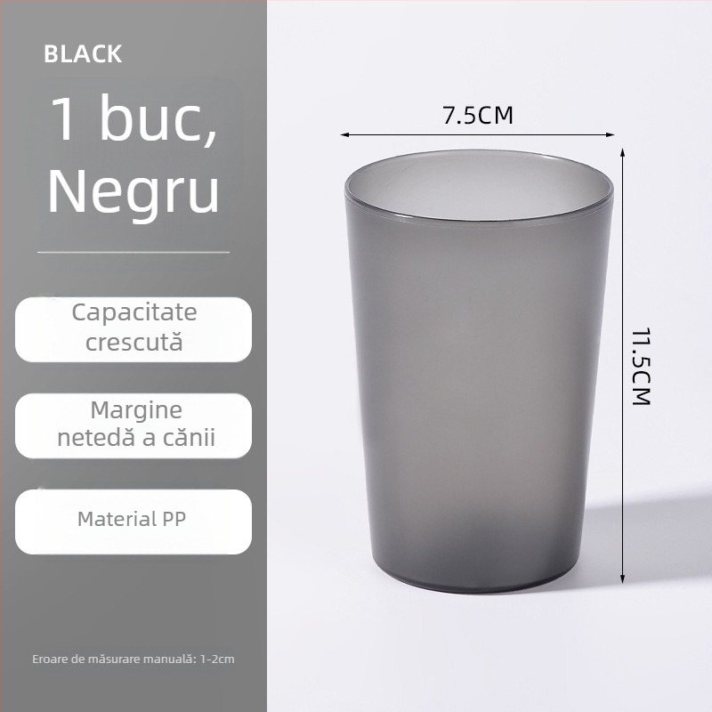 Pahar minimalist din plastic pentru periuța de dinți, clătire și băut, pentru uz casnic