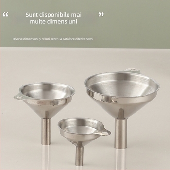 Mini pâlnie din oțel inoxidabil 304, diametru mic, pentru bucătărie, lichide – distribuire ulei și vin