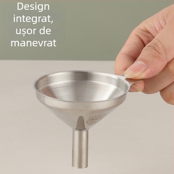 Mini pâlnie din oțel inoxidabil 304, diametru mic, pentru bucătărie, lichide – distribuire ulei și vin