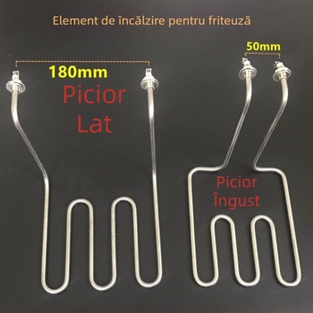 Tub de încălzire electric pentru friteuză și accesorii pentru țevi de încălzire, pentru friteze comerciale