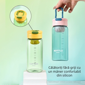 Pahar din plastic PC, pentru băut direct, rezistent la căderi, potrivit pentru birou, casă și mașină