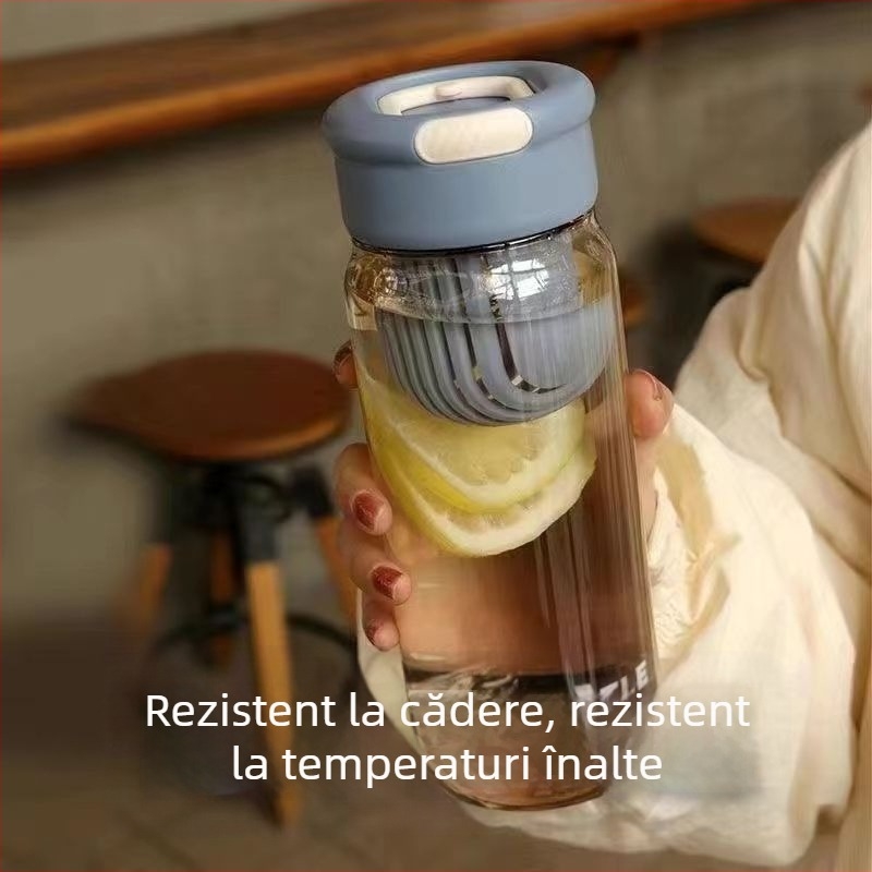 Pahar din plastic PC, pentru băut direct, rezistent la căderi, potrivit pentru birou, casă și mașină