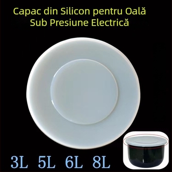 Capac etanș din silicon alimentar pentru vasul interior al oalei electrice sub presiune, 3/5/6/8 qt, capac izolant pentru conservare