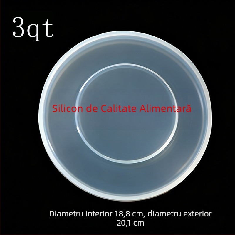 Capac etanș din silicon alimentar pentru vasul interior al oalei electrice sub presiune, 3/5/6/8 qt, capac izolant pentru conservare