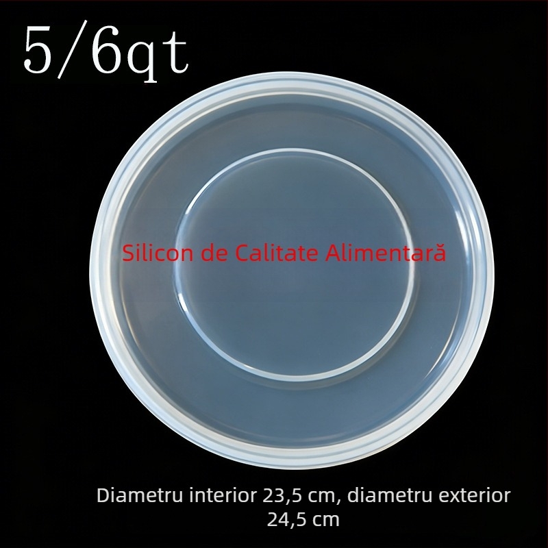 Capac etanș din silicon alimentar pentru vasul interior al oalei electrice sub presiune, 3/5/6/8 qt, capac izolant pentru conservare