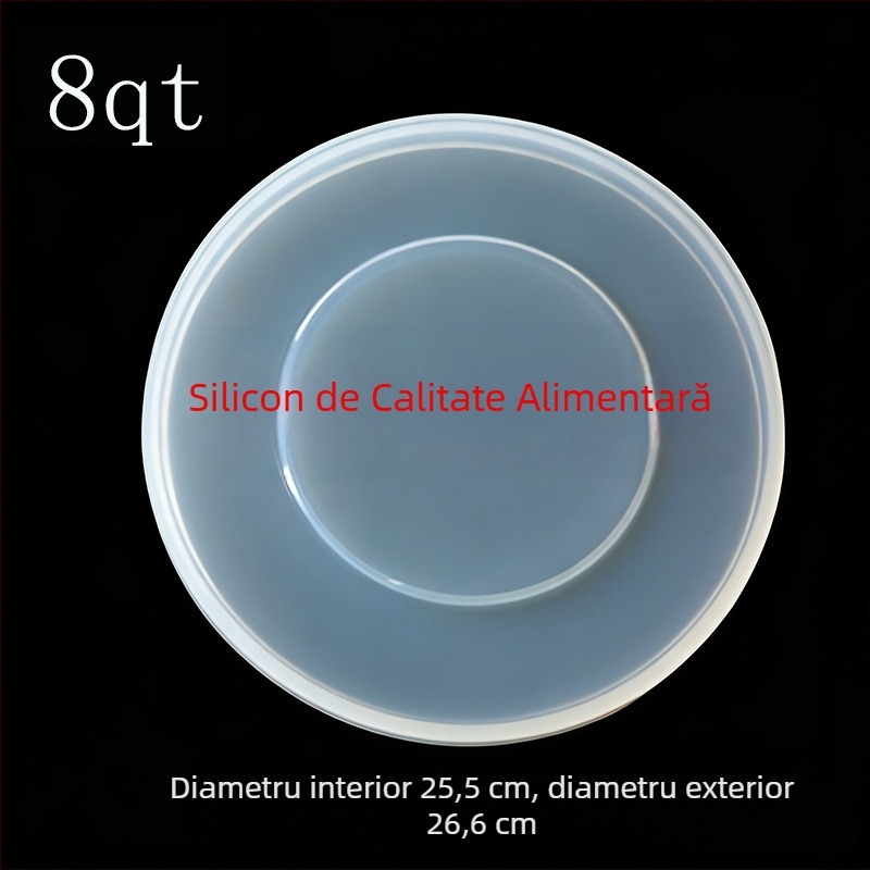 Capac etanș din silicon alimentar pentru vasul interior al oalei electrice sub presiune, 3/5/6/8 qt, capac izolant pentru conservare