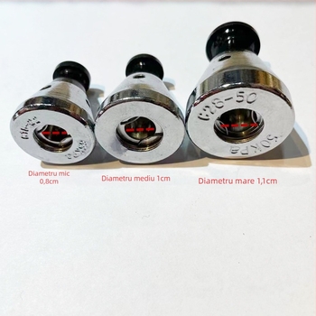 Accesorii pentru oale sub presiune comerciale: supapă limitatoare de presiune, supapă de eliberare a presiunii, supapă de lucru, cap de supapă pentru capac.