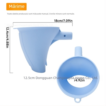 Pâlnie din silicon pentru făină, design vertical ridicat, accesorii de patiserie
