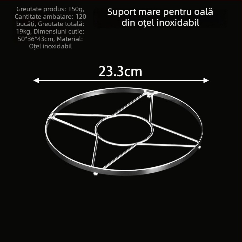 Covoraș din oțel inoxidabil pentru oale, suport rotund izolație termică pentru masă, protecție împotriva arsurilor