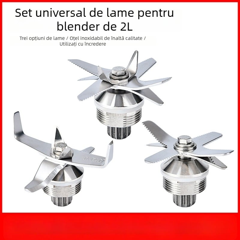 767 Blender comercial puternic, 2 L – set accesorii: cap de tăiere, set de lame și suport pentru pahar