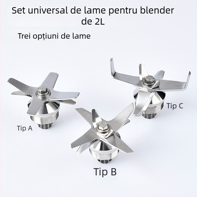 767 Blender comercial puternic, 2 L – set accesorii: cap de tăiere, set de lame și suport pentru pahar