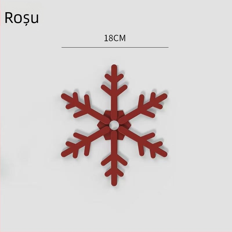 Covoraș din silicon pentru masă, izolație termică, anti-arsuri pentru farfurii, oale și vase, stil ușor de lux, ediție de Crăciun