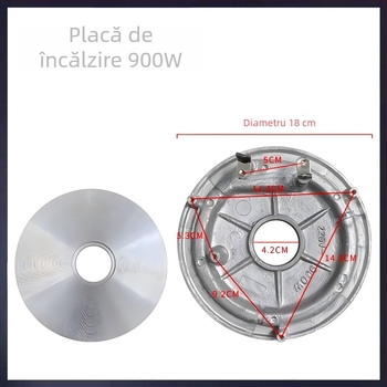 Bază de încălzire pentru oale electrice de orez, diametrul 14,2 cm, compatibilă cu modele 700W/900W/1000W – accesorii