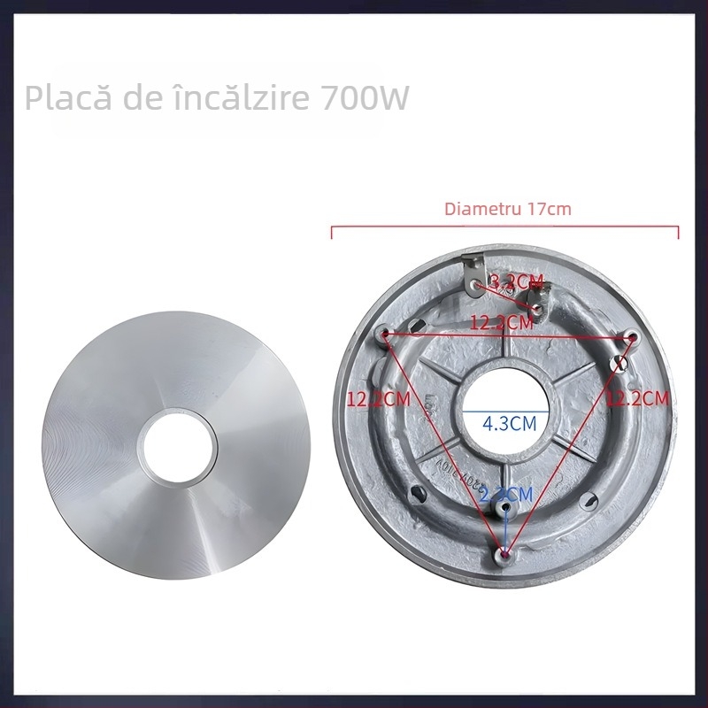 Bază de încălzire pentru oale electrice de orez, diametrul 14,2 cm, compatibilă cu modele 700W/900W/1000W – accesorii