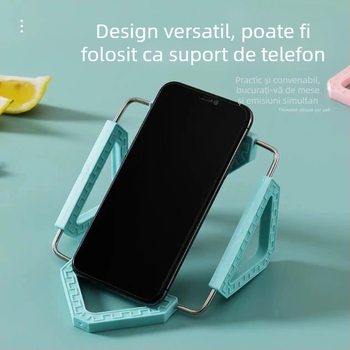 Tăviță de masă din silicon pliabilă pentru bucătărie, izolație termică pentru farfurii și oale